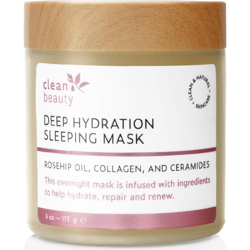 Mascarilla Facial Nocturna Clean Beauty con Rosa Mosqueta 113g