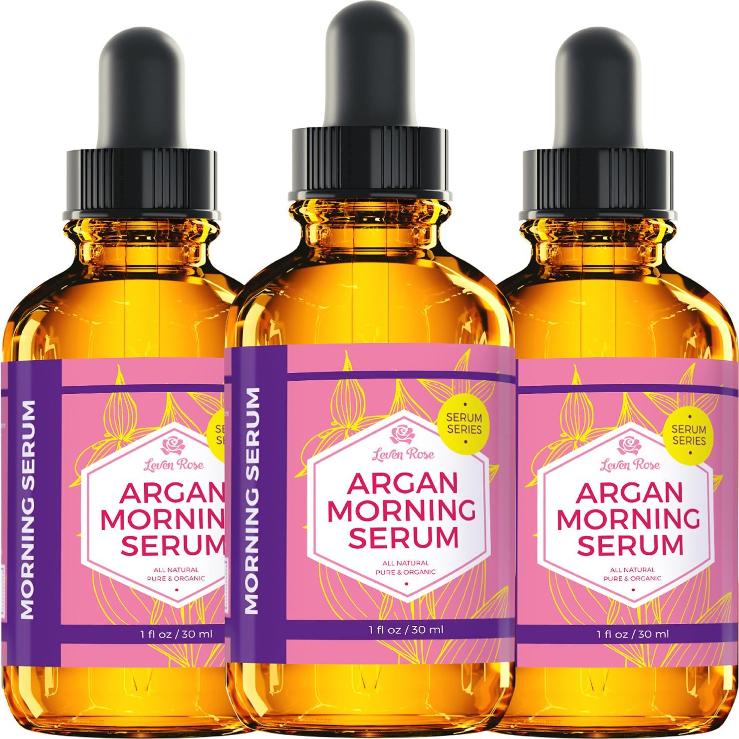 Suero Facial de Aceite de Argán Leven Rose 30 ml Hidratante