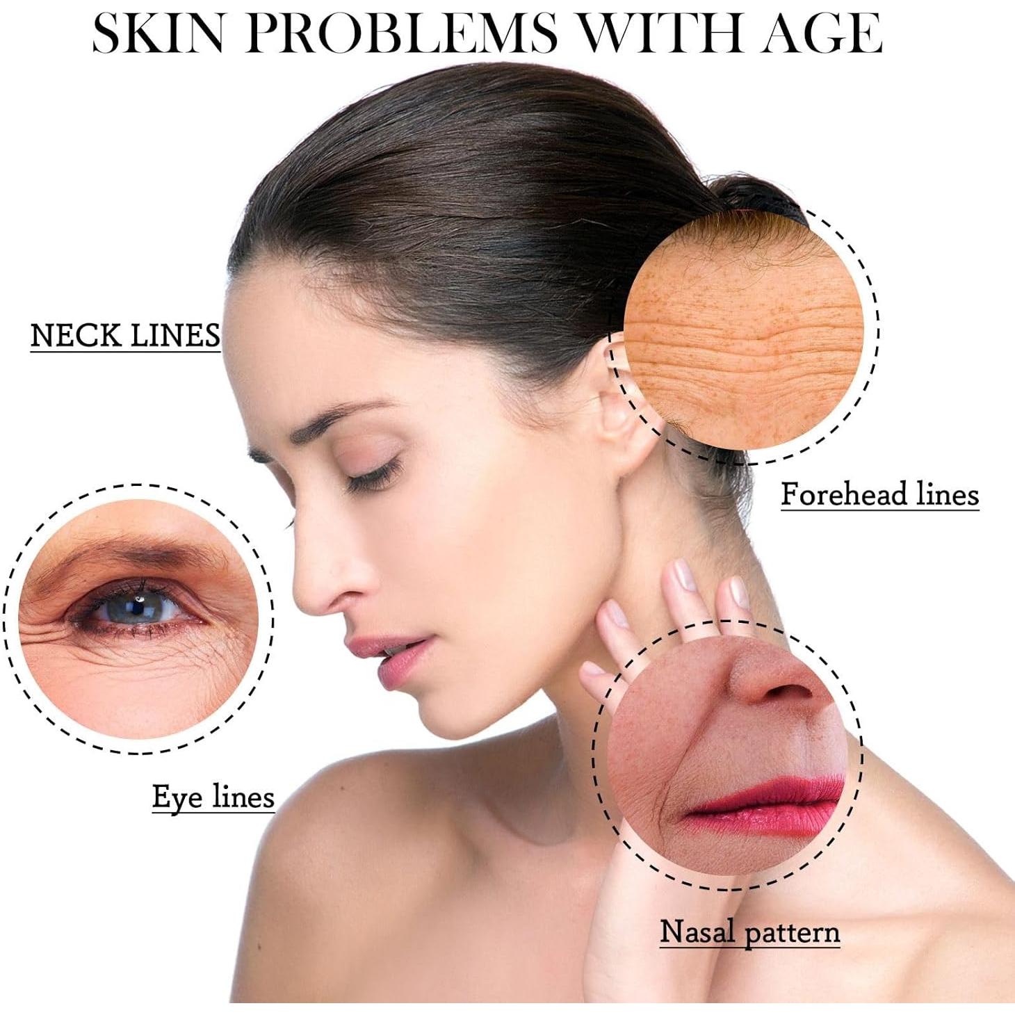 Suero Facial Hidratante Aiwen Chen - Aceite de Rosa Mosqueta 3Pcs