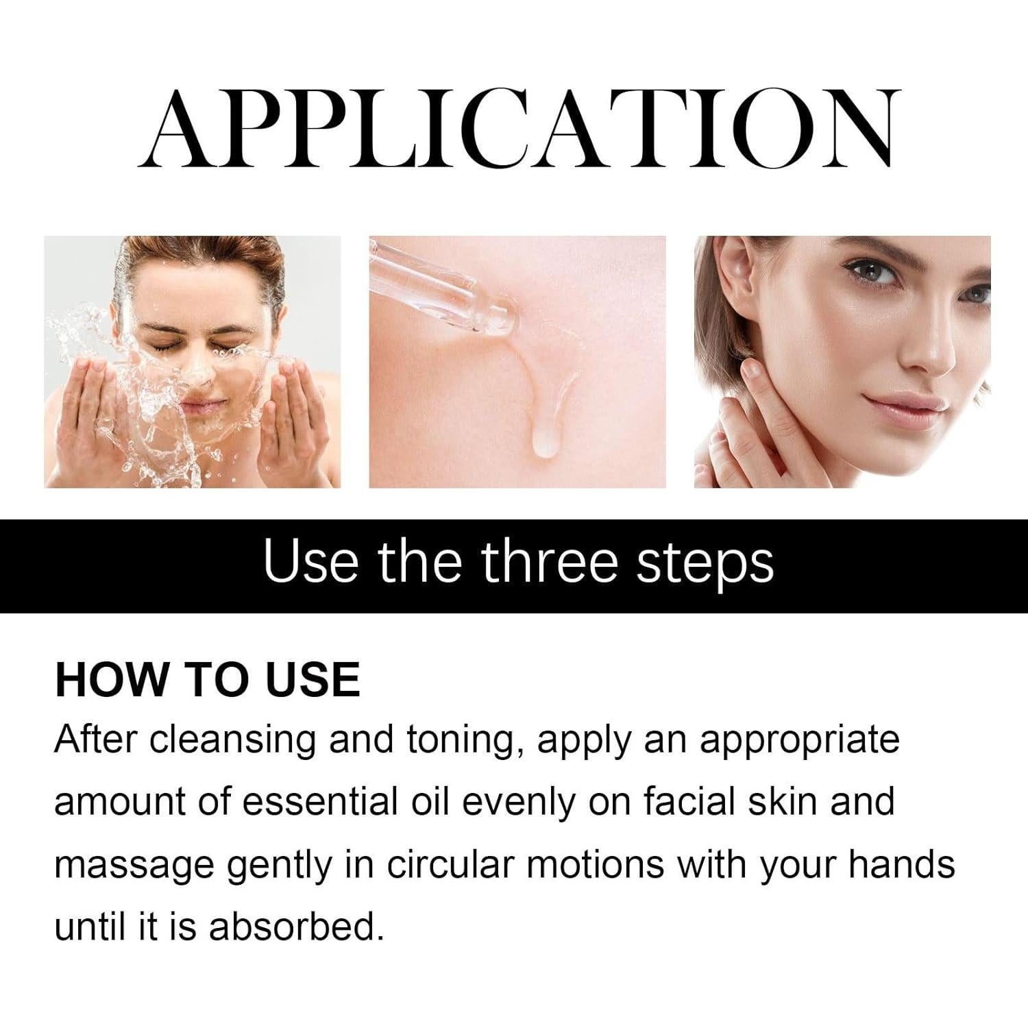 Suero Facial Hidratante Aiwen Chen - Aceite de Rosa Mosqueta 3Pcs