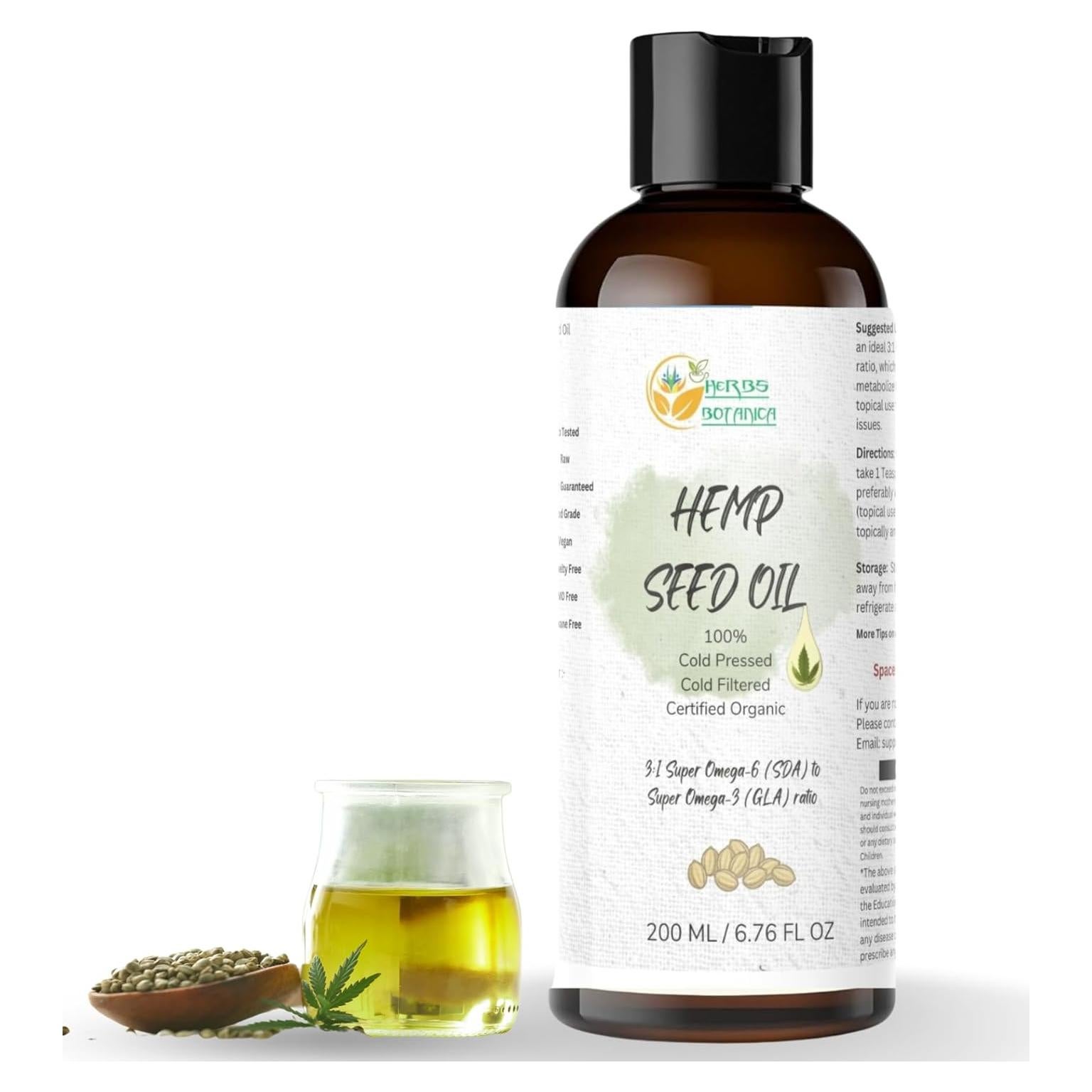 Aceite de Semilla de Cañamo 100% Puro Sai Expo Mart 200 ml