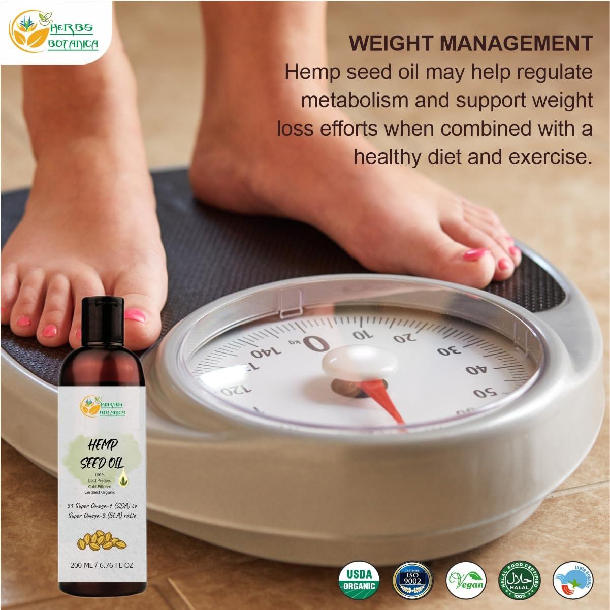 Aceite de Semilla de Cañamo 100% Puro Sai Expo Mart 200 ml