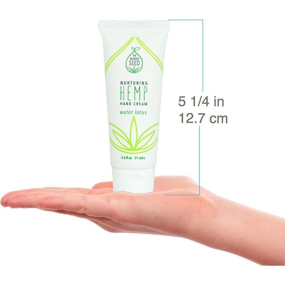 Crema de Manos de Cáñamo Orgánica Loto de Agua 68g - Hidratante