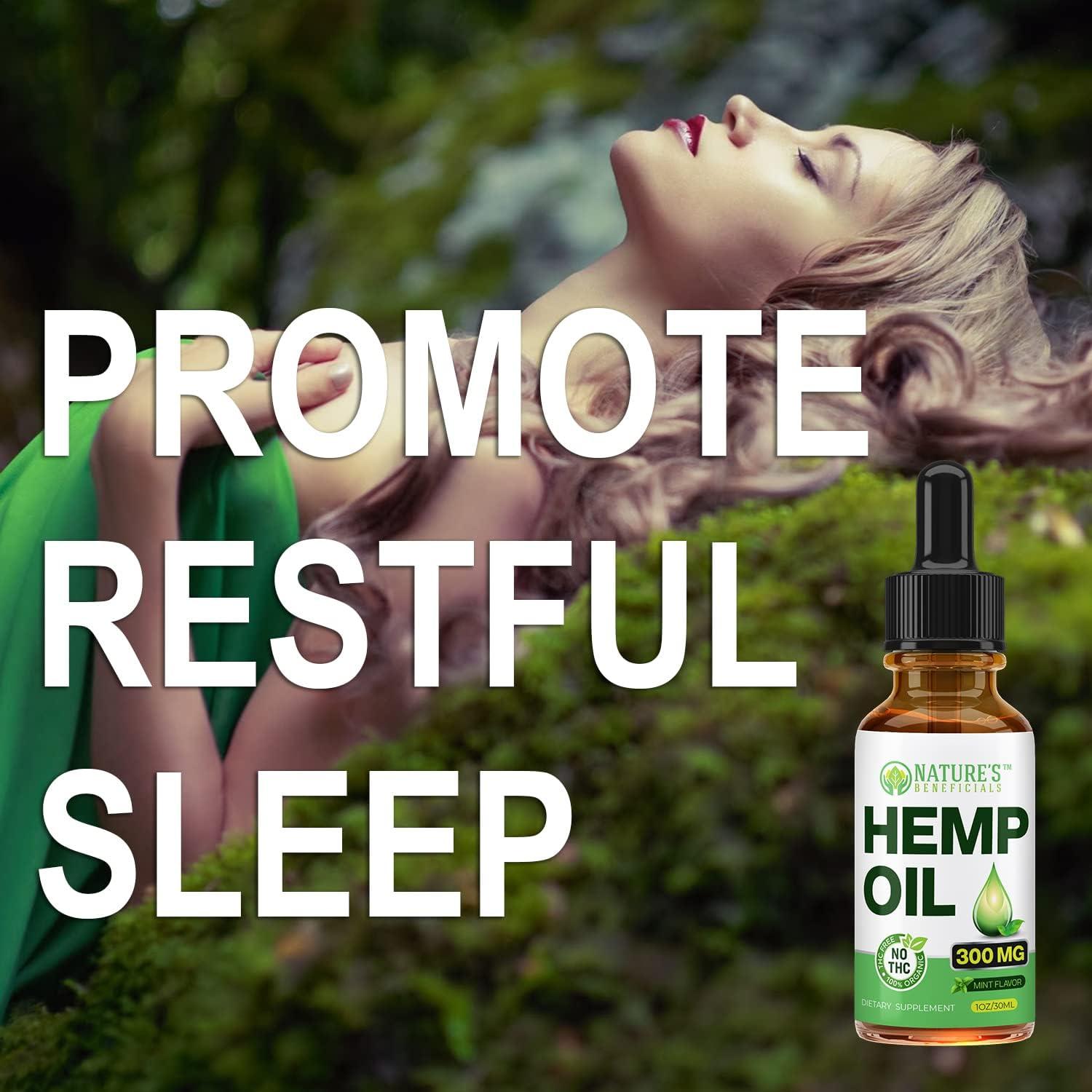 Extracto de aceite de cáñamo orgánico Nature's Beneficials 2000mg