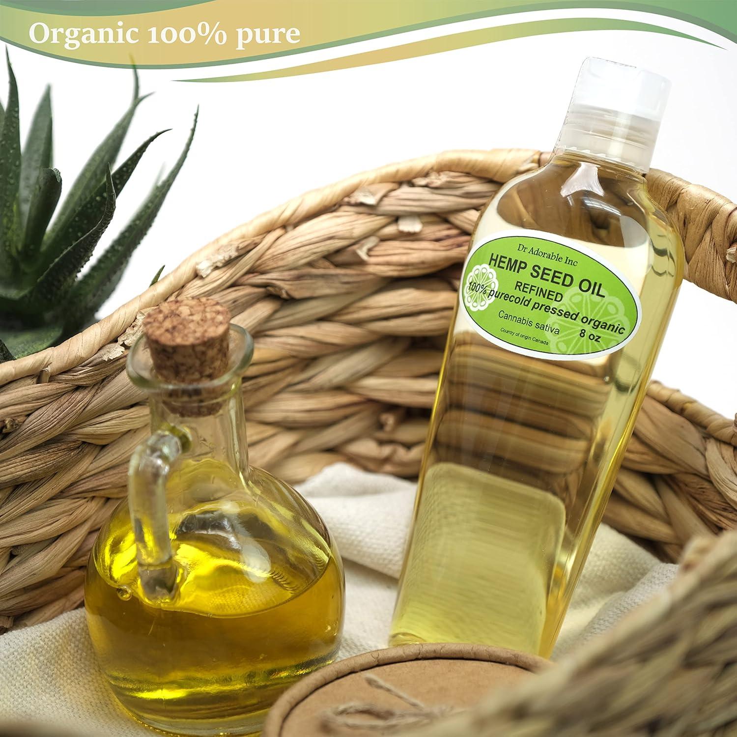 Aceite de Semilla de Cañamo Dr Adorable 227g Orgánico Puro