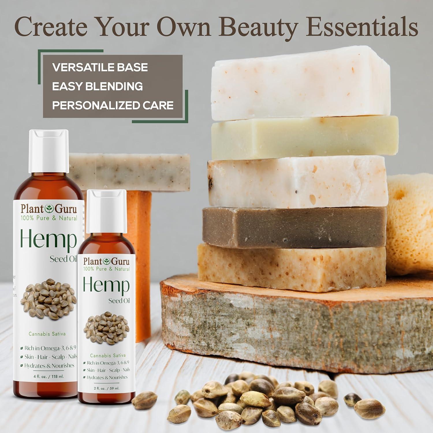 Aceite de Semilla de Cáñamo Plant Guru 473 ml Virgen 100% Puro