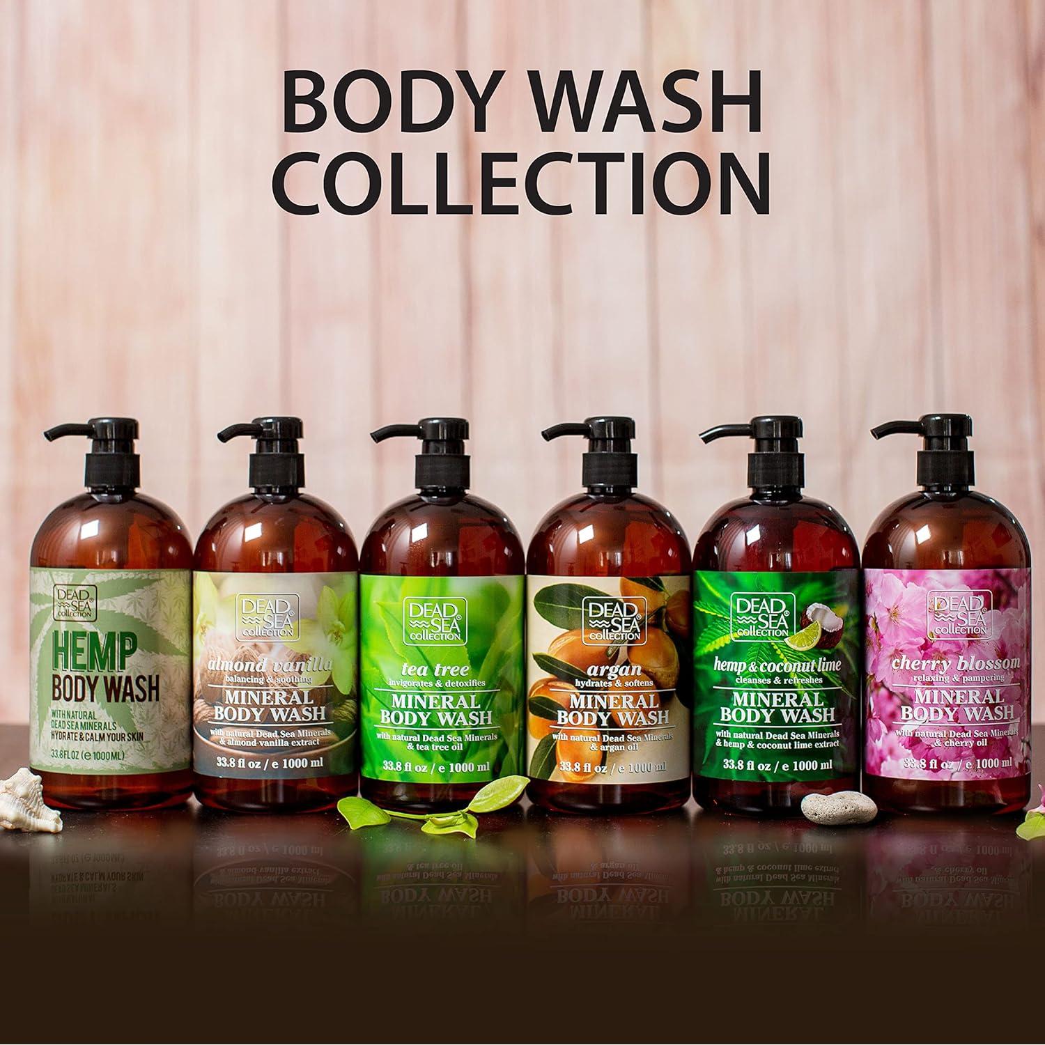 Jabón Corporal Colección del Mar Muerto 2x33.8 oz - Minerales y Aceite de Cañamo