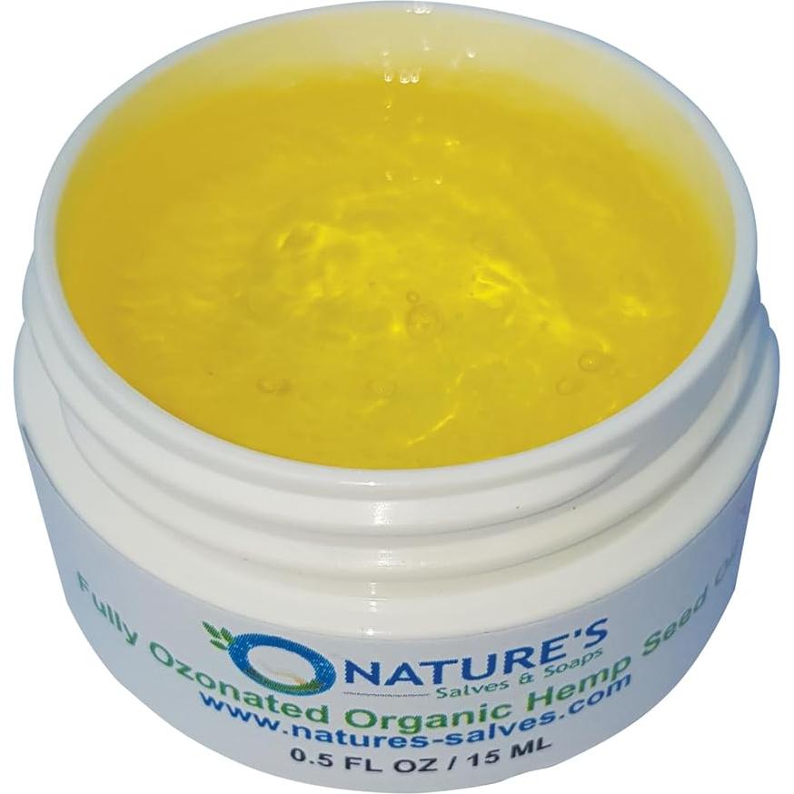 Aceite de Semilla de Cáñamo Orgánico Ozonizado Nature's Salves 15 ml