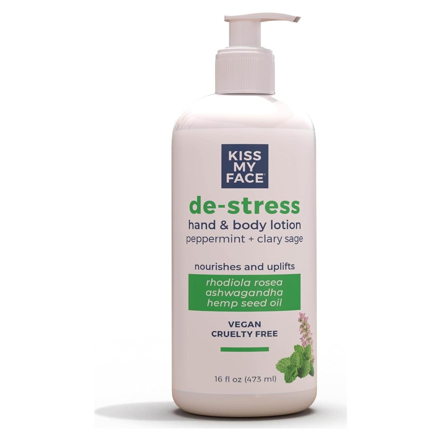 Loción para Manos y Cuerpo Kiss My Face 473ml Menta Salvia