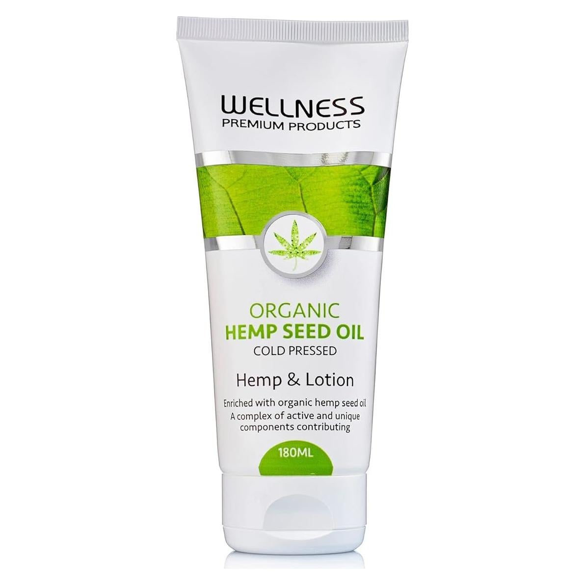 Loción Corporal de Aceite de Semilla de Cáñamo Orgánico Wellness 178 ml