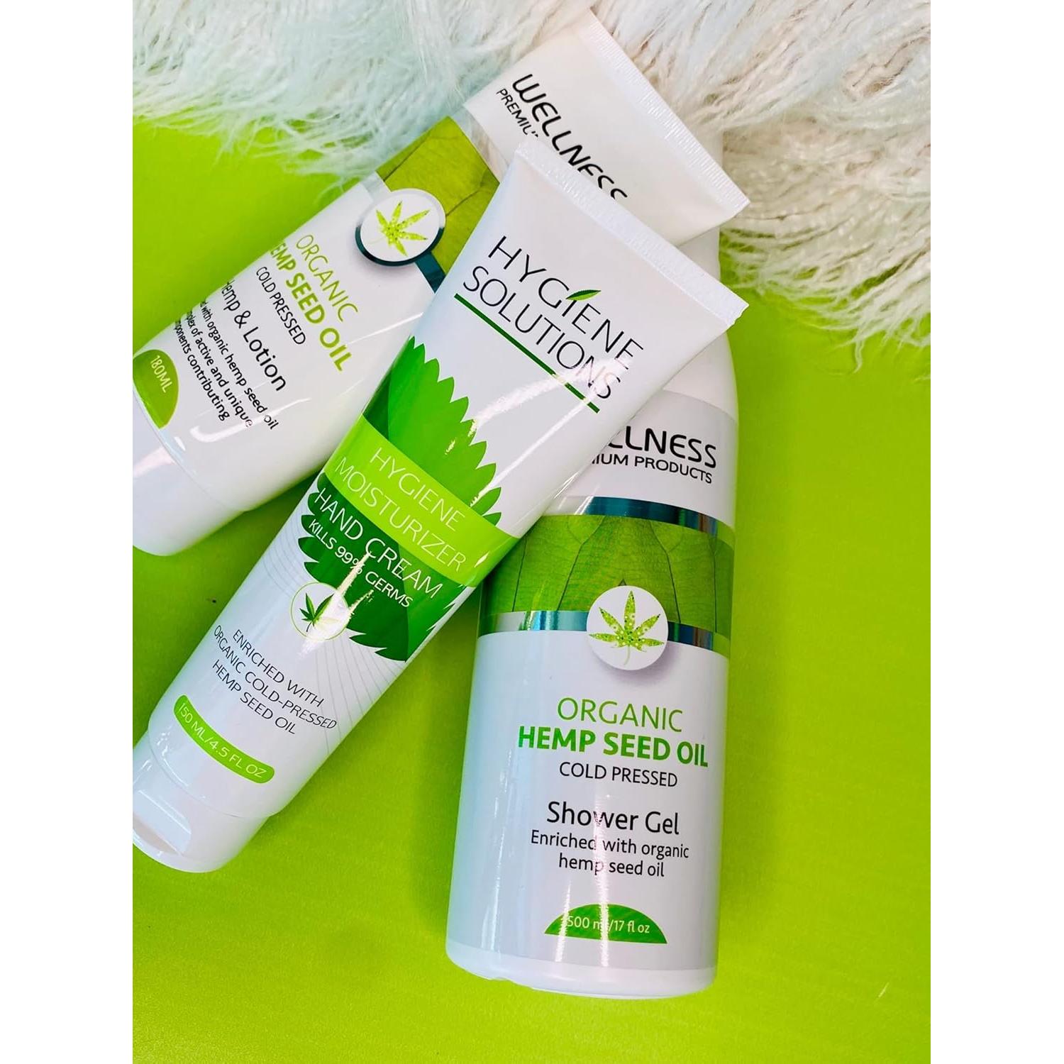 Loción Corporal de Aceite de Semilla de Cáñamo Orgánico Wellness 178 ml