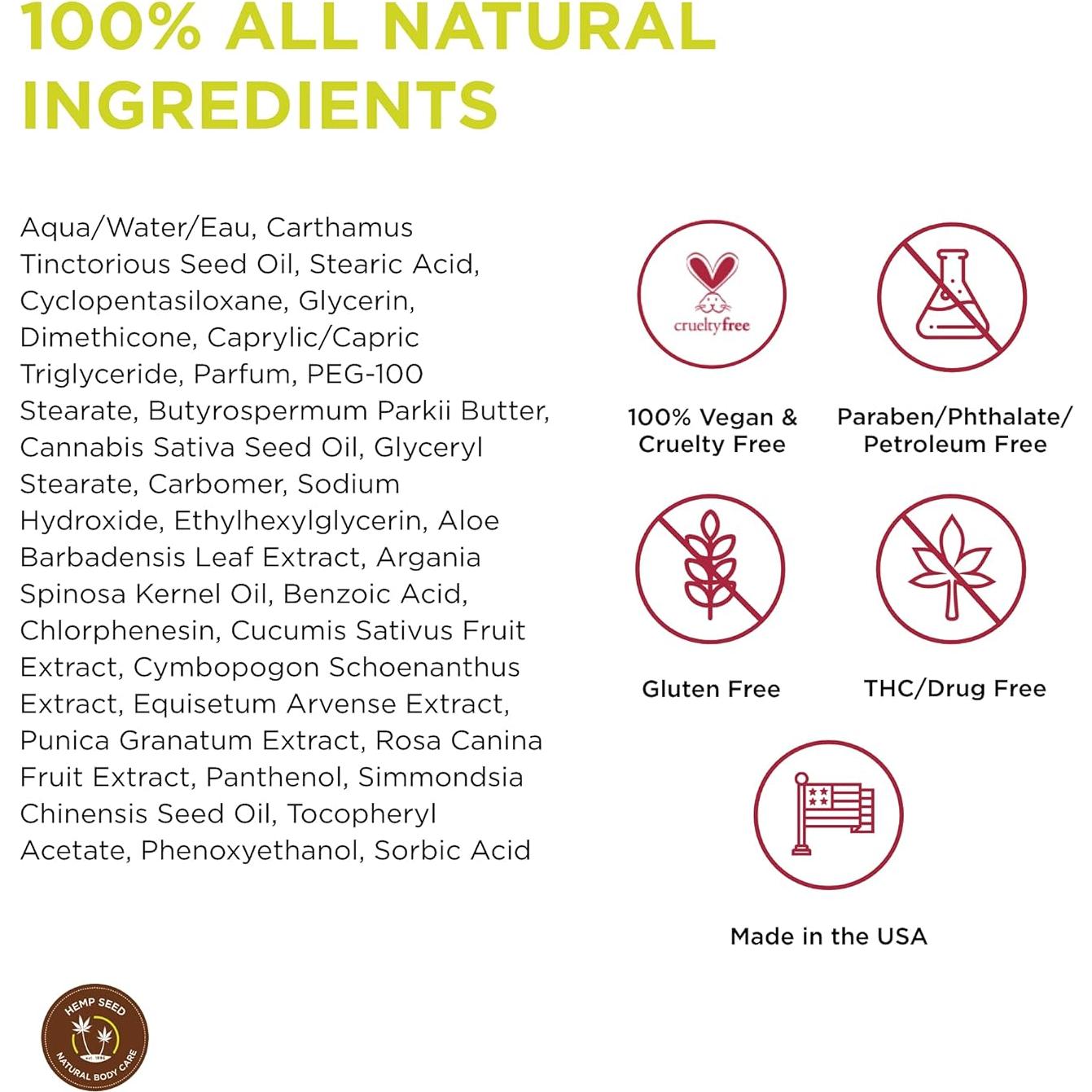 Mantequilla Corporal Vegana Soleado 226.8 g - Semilla de Cáñamo