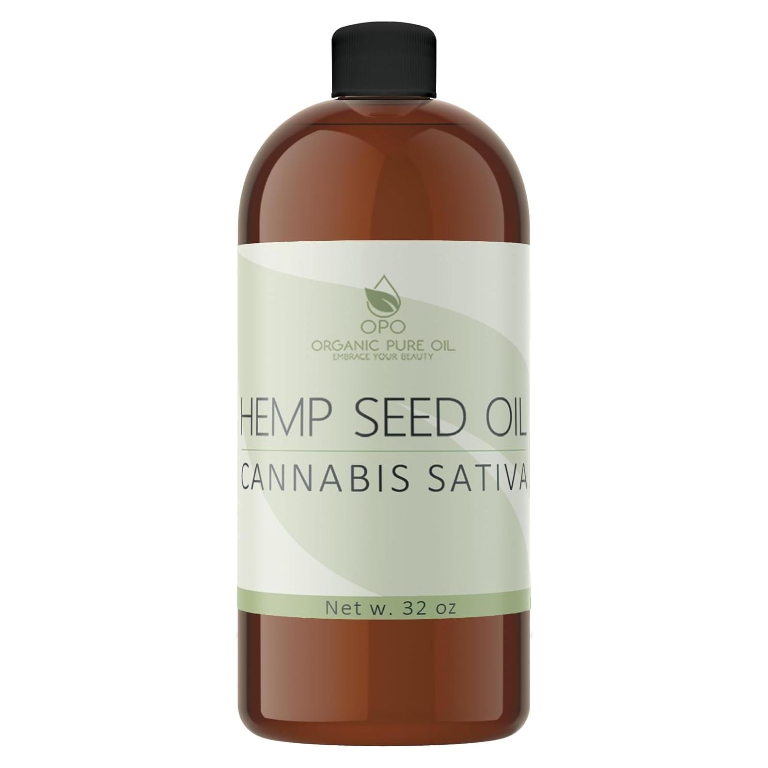 Aceite de Semilla de Cáñamo Refinado Organic Pure Oil 907 g - Prensado en Frío