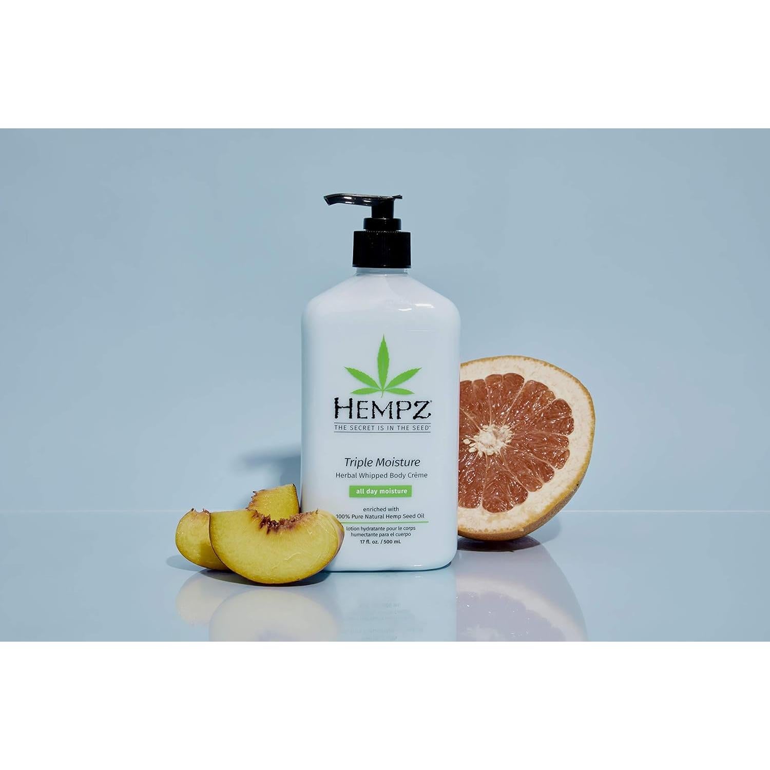 Crema Corporal Hidratante Hempz 500 ml - Paquete de 2