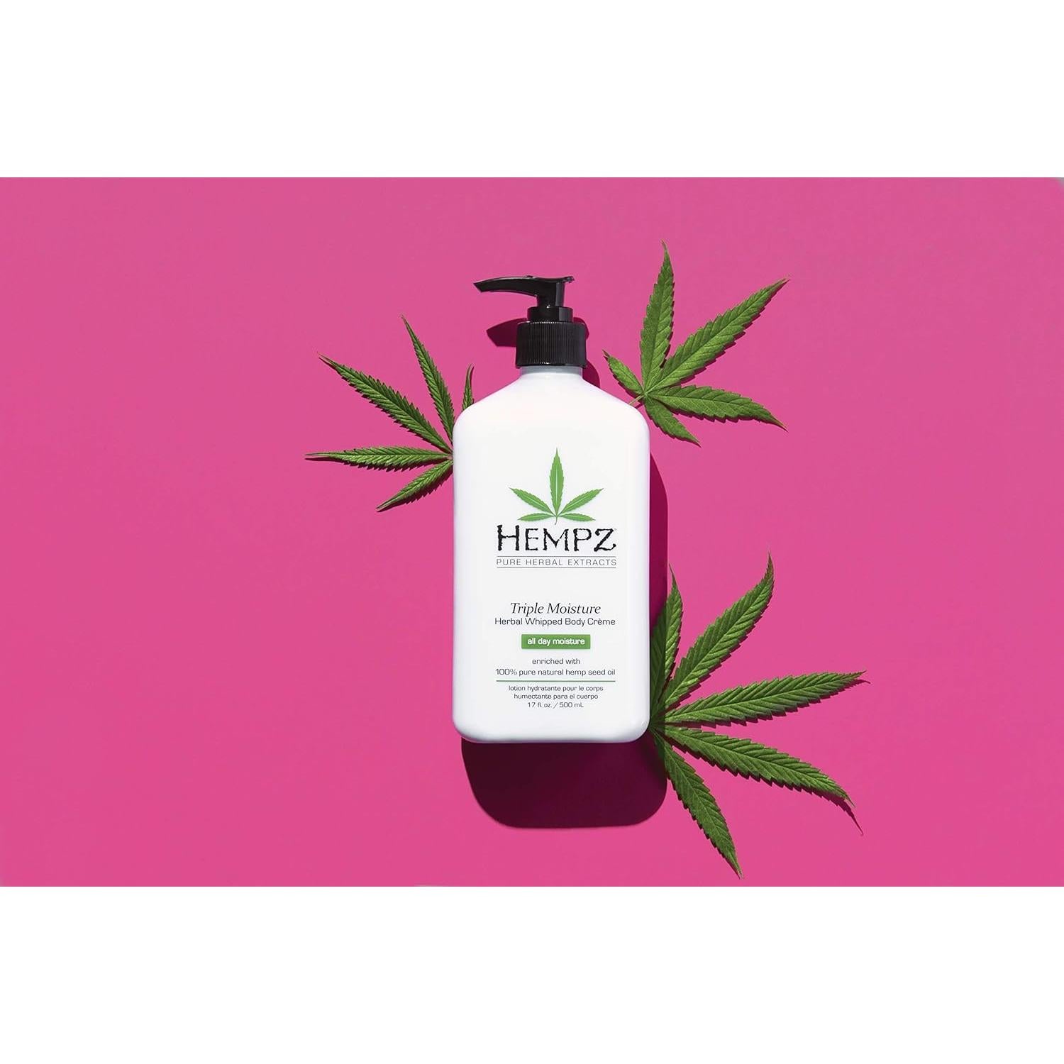 Crema Corporal Hidratante Hempz 500 ml - Paquete de 2
