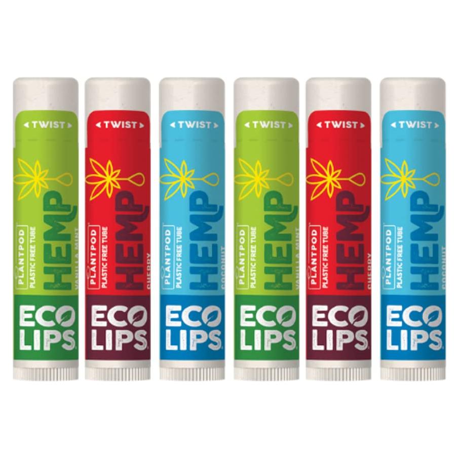 Bálsamo Labial Orgánico Eco Lips - 6 Sabores, Hidrata Labios