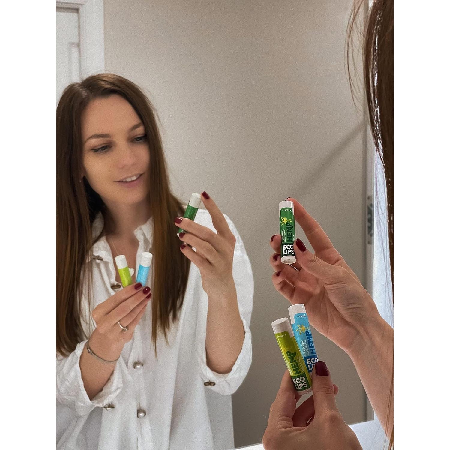 Bálsamo Labial Orgánico Eco Lips - 6 Sabores, Hidrata Labios