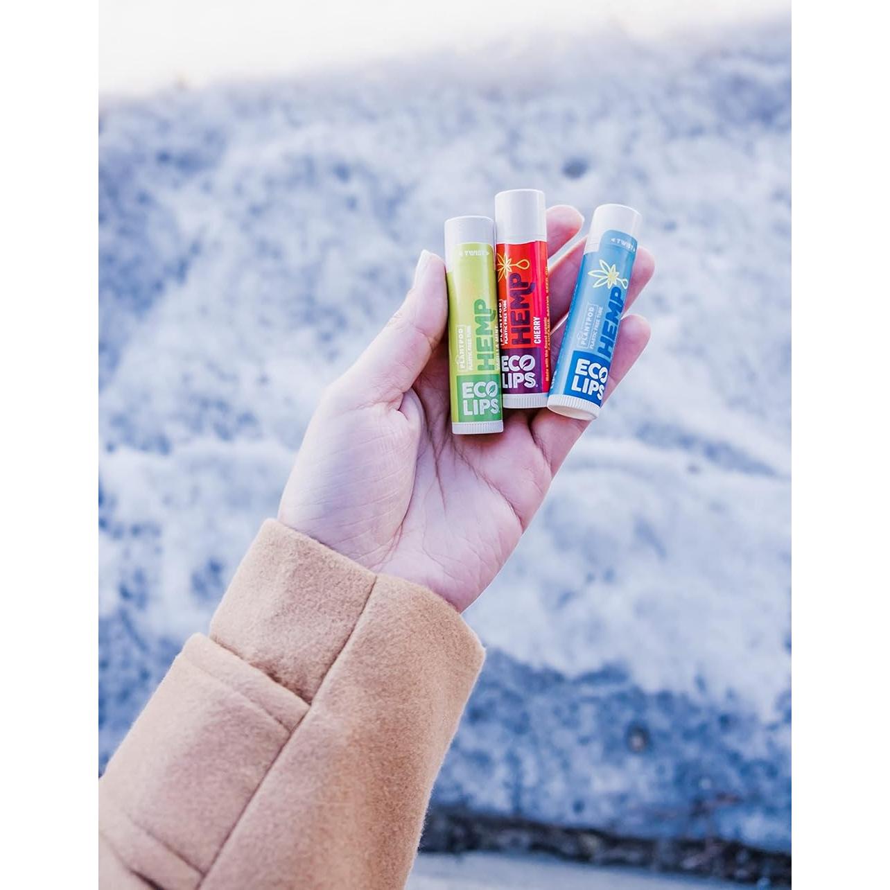 Bálsamo Labial Orgánico Eco Lips - 6 Sabores, Hidrata Labios