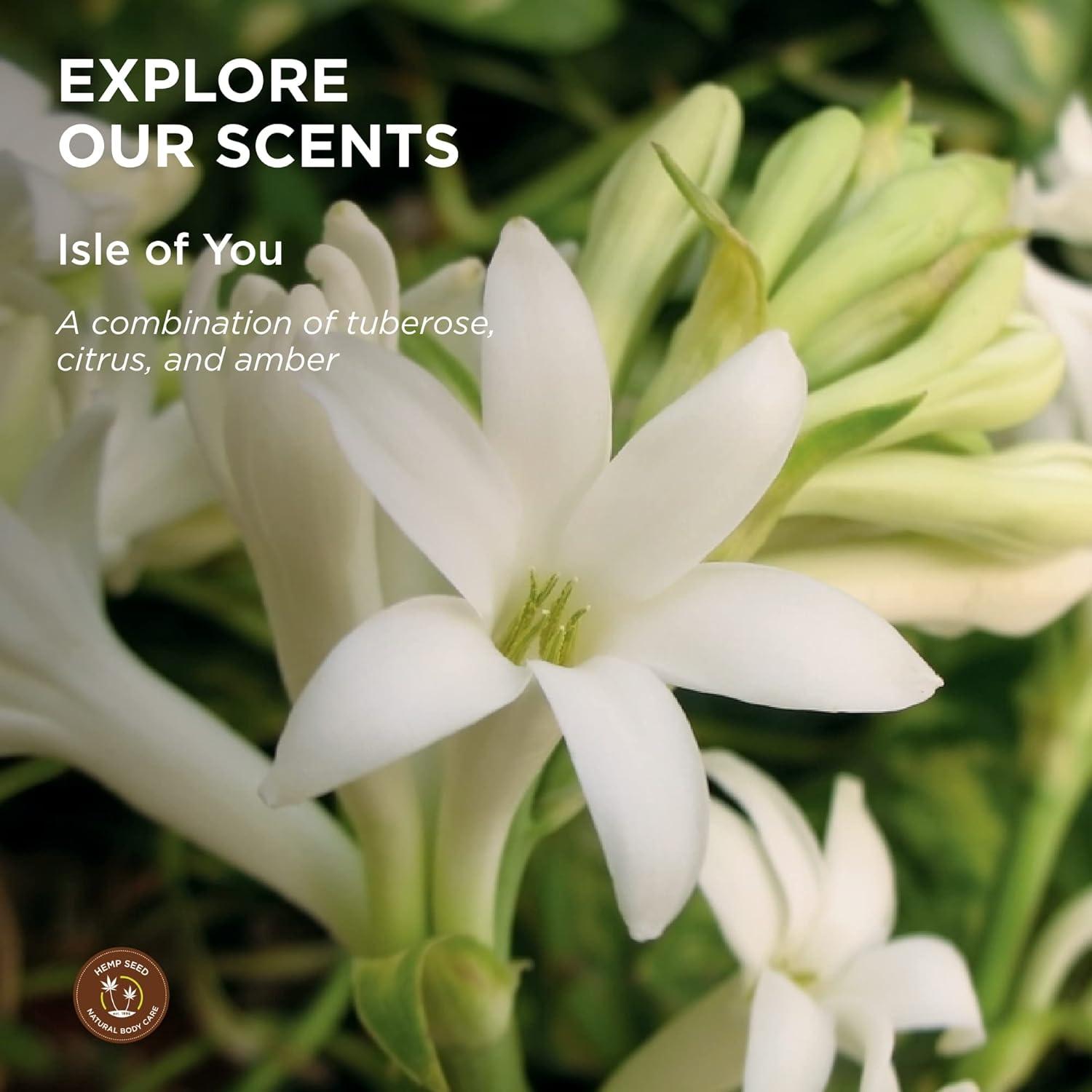 Crema de Afeitar Vegana Isla de Ti - 227 g - Semilla de Cáñamo