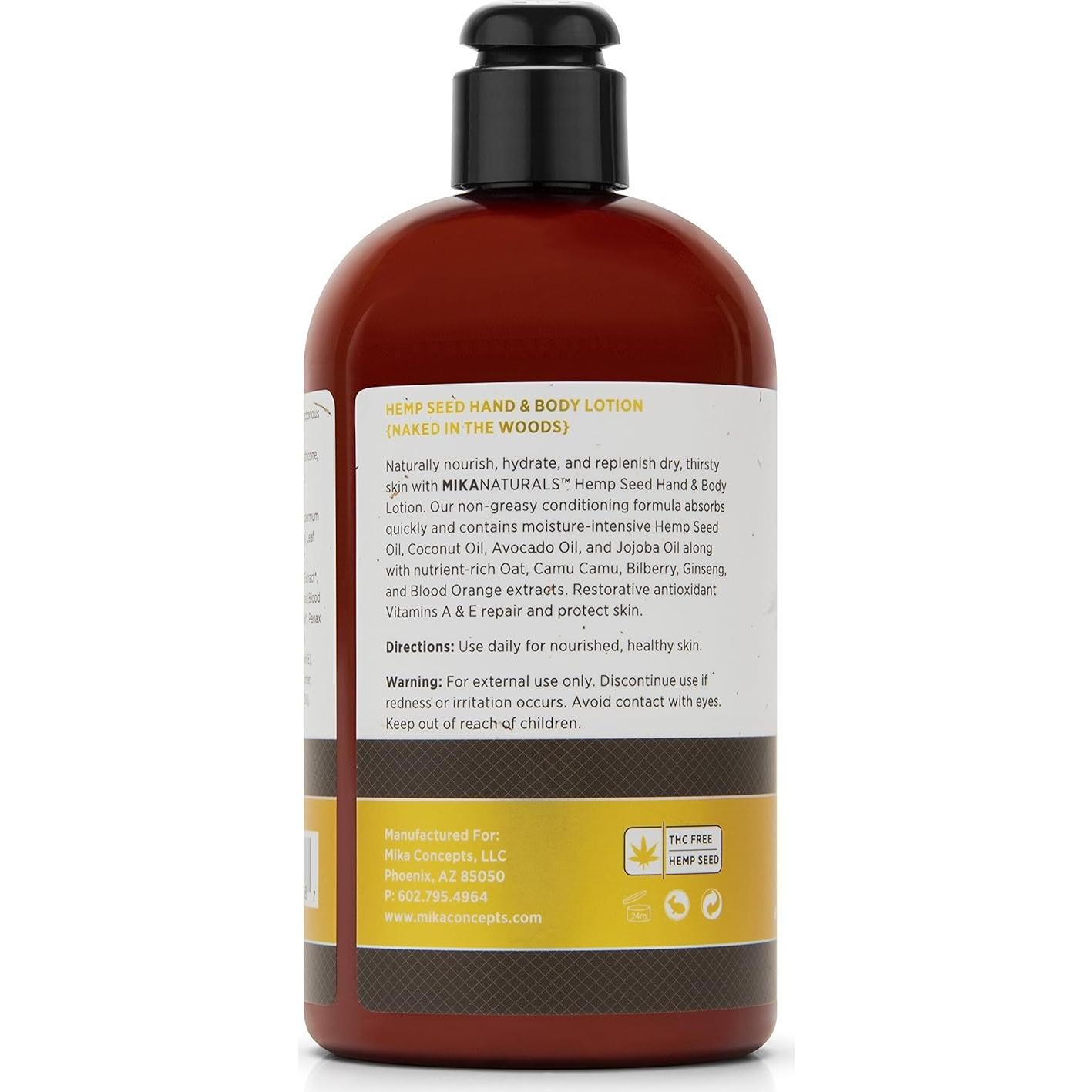 Loción Hidratante para Manos y Cuerpo MIKANATURALS 473 ml