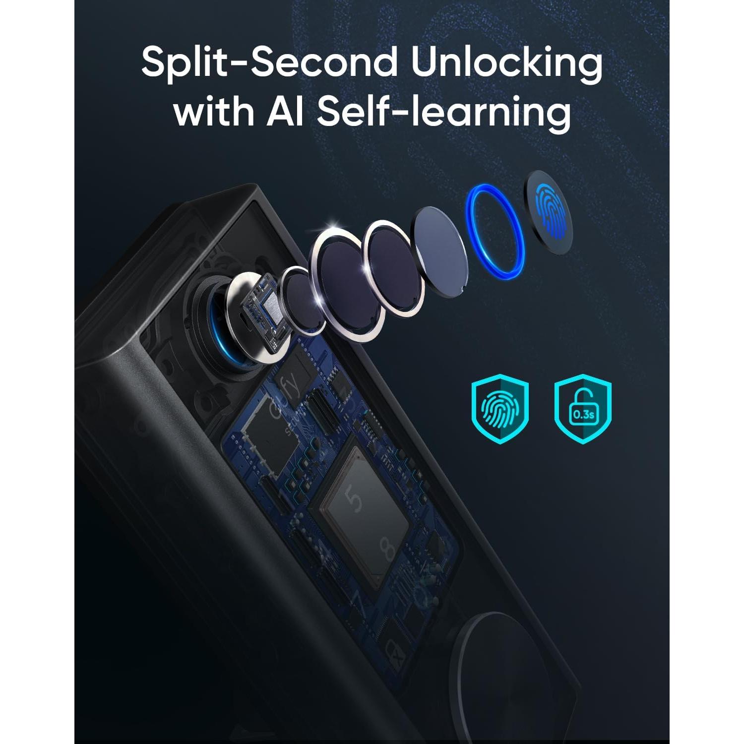 Cerradura Inteligente eufy Security S230 con Huella Dactilar