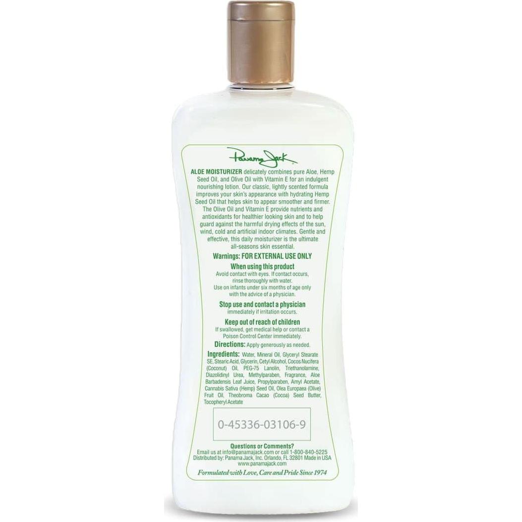 Loción Hidratante Diario Panama Jack con Aloe y Vitamina E 236.6 ML