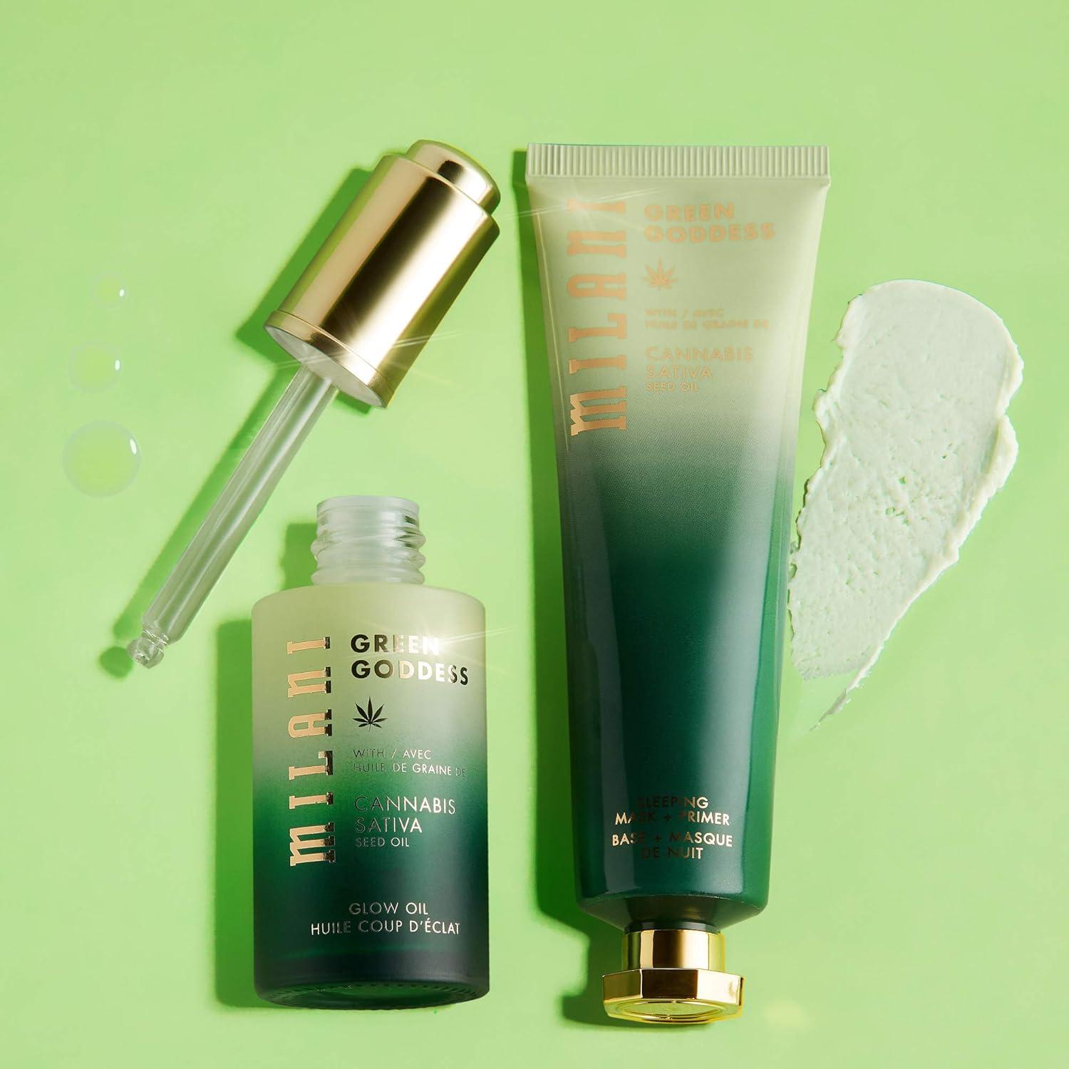 Mascarilla Facial Nocturna Milani Green Goddess 28g - Hidratante