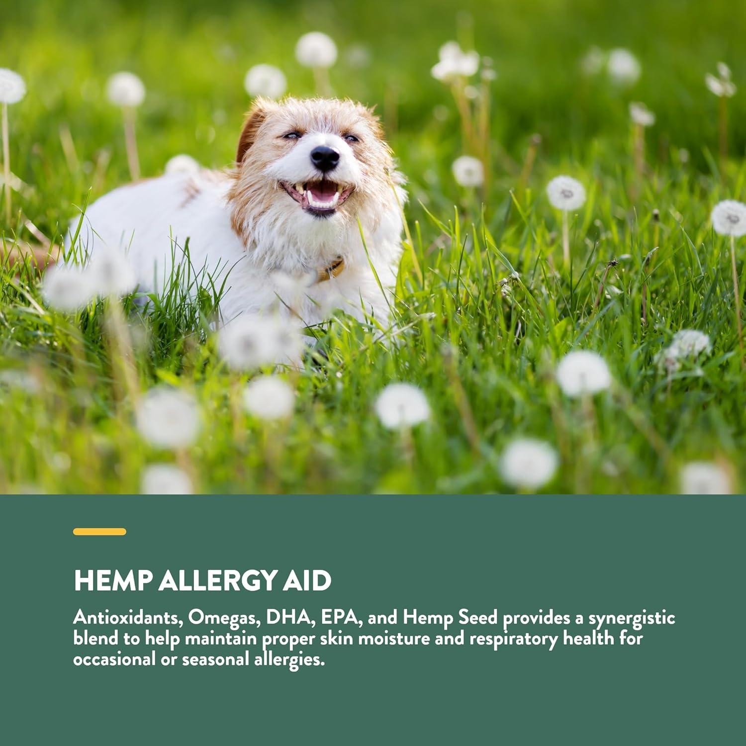 Suplemento NaturVet Hemp Allergy Aid para Perros 120 Masticables