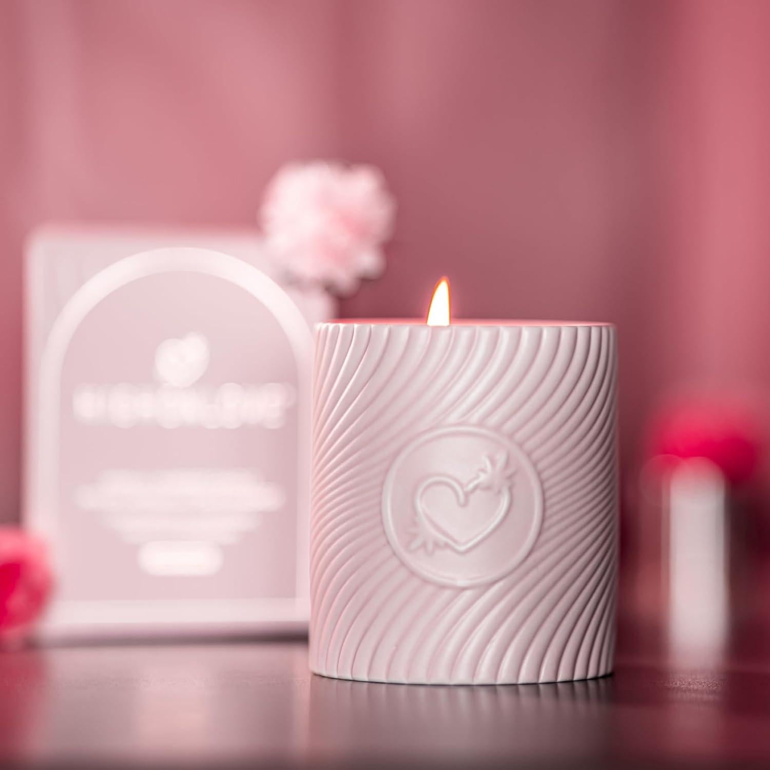 Vela de Aceite Corporal HighOnLove - Fresas y Champán 250g