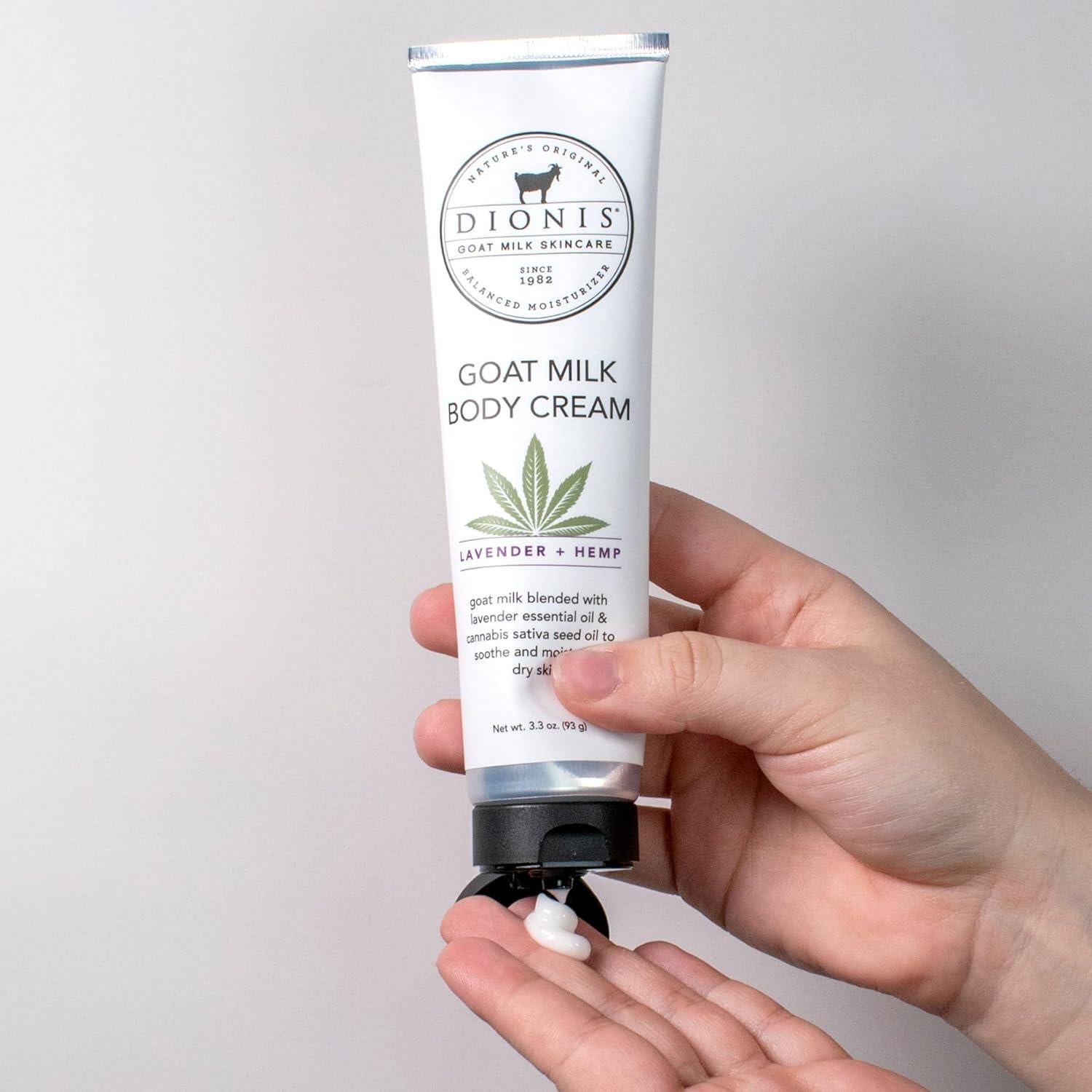 Conjunto de Crema de Manos Dionis - Leche de Cabra y Cáñamo 2x28.35g