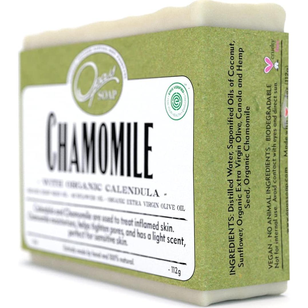 Jabón de Manzanilla Opas Soap 100% Natural para Piel Sensible
