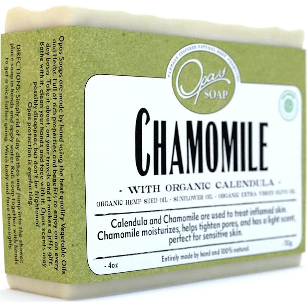 Jabón de Manzanilla Opas Soap 100% Natural para Piel Sensible