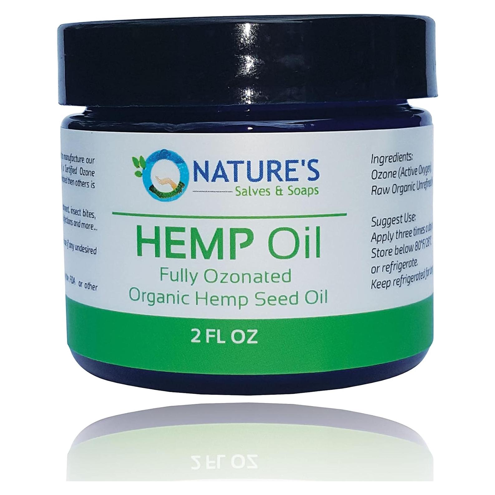 Ungüento Orgánico Ozonizado de Semilla de Cáñamo 60 ml