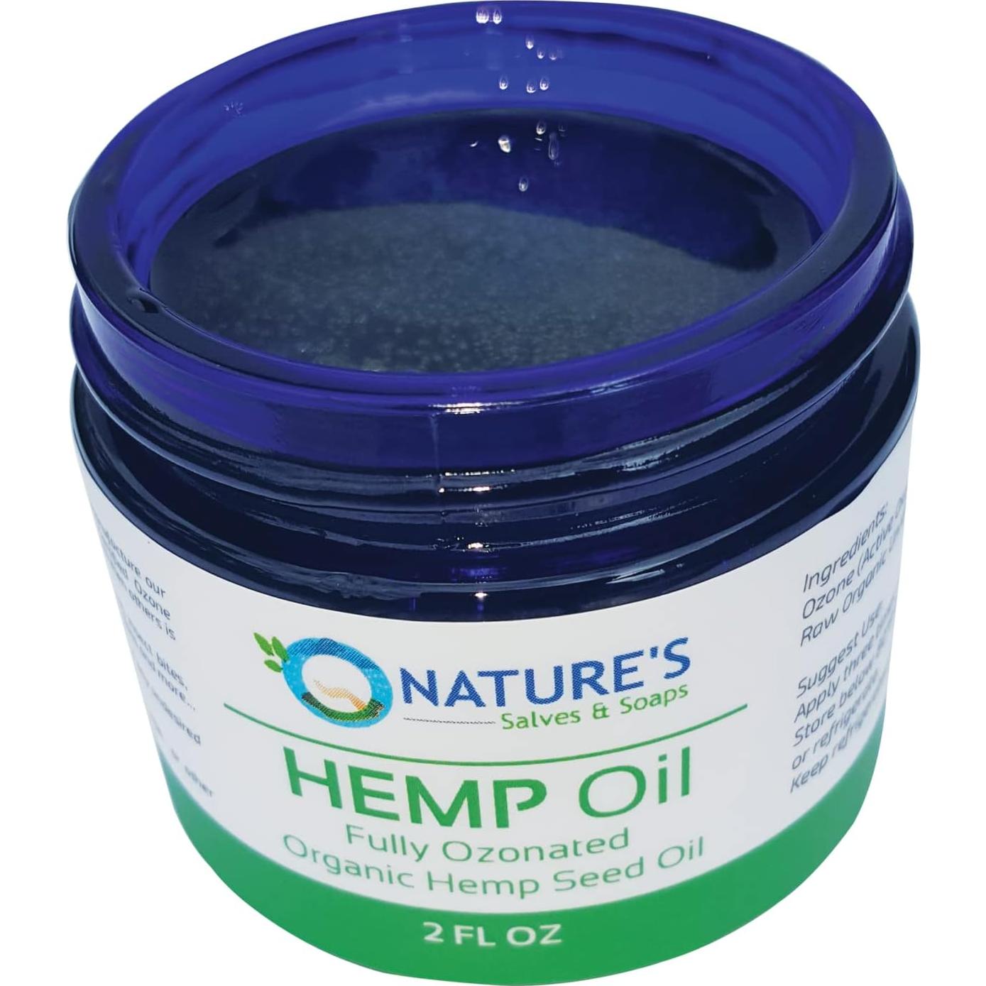 Ungüento Orgánico Ozonizado de Semilla de Cáñamo 60 ml