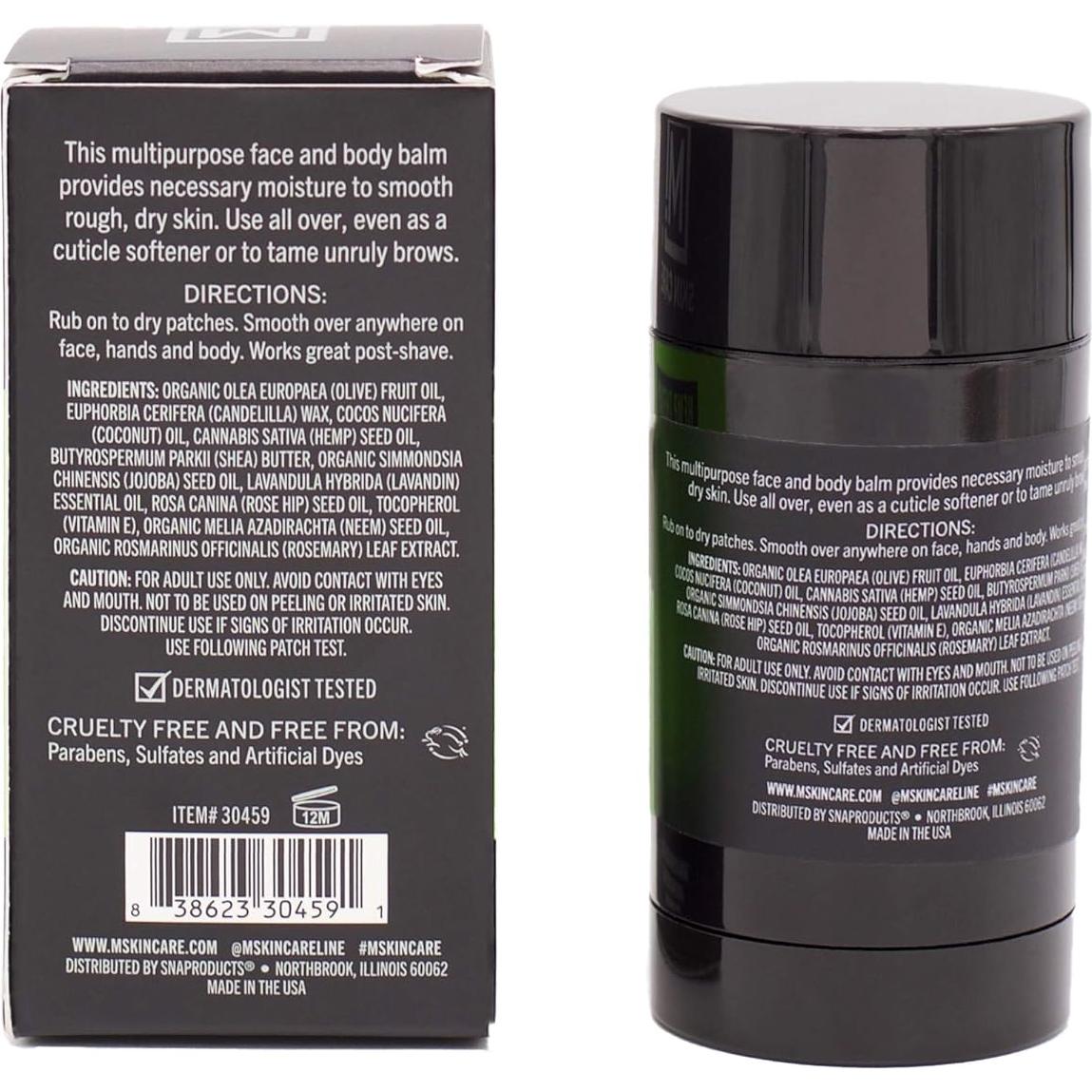 Bálsamo Hidratante para Piel Áspera M. Terapia de Cáñamo 29.57 ml