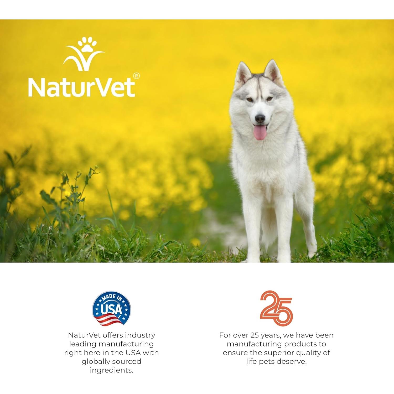 Champú Desodorante para Perros NaturVet - Avena y Miel 453 g