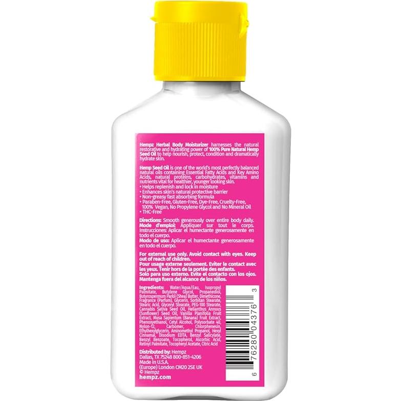 Loción Corporal Hidratante Hempz Plátano Azucarado 63.87 g