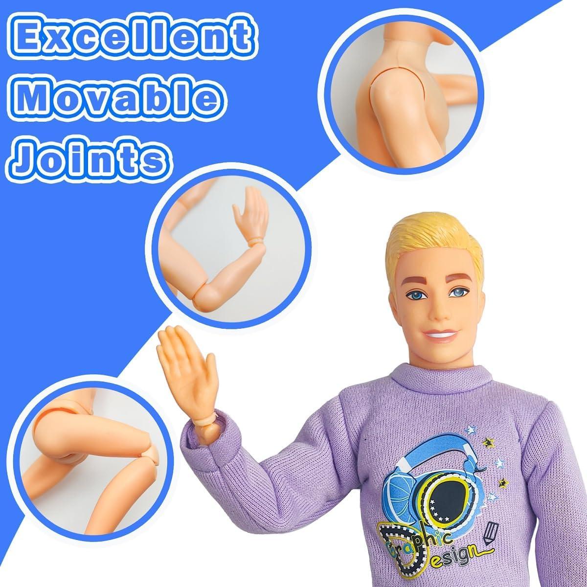 Conjunto de Figuras de Acción Interactivas Familiares - 6,35x5,08x29,97cm