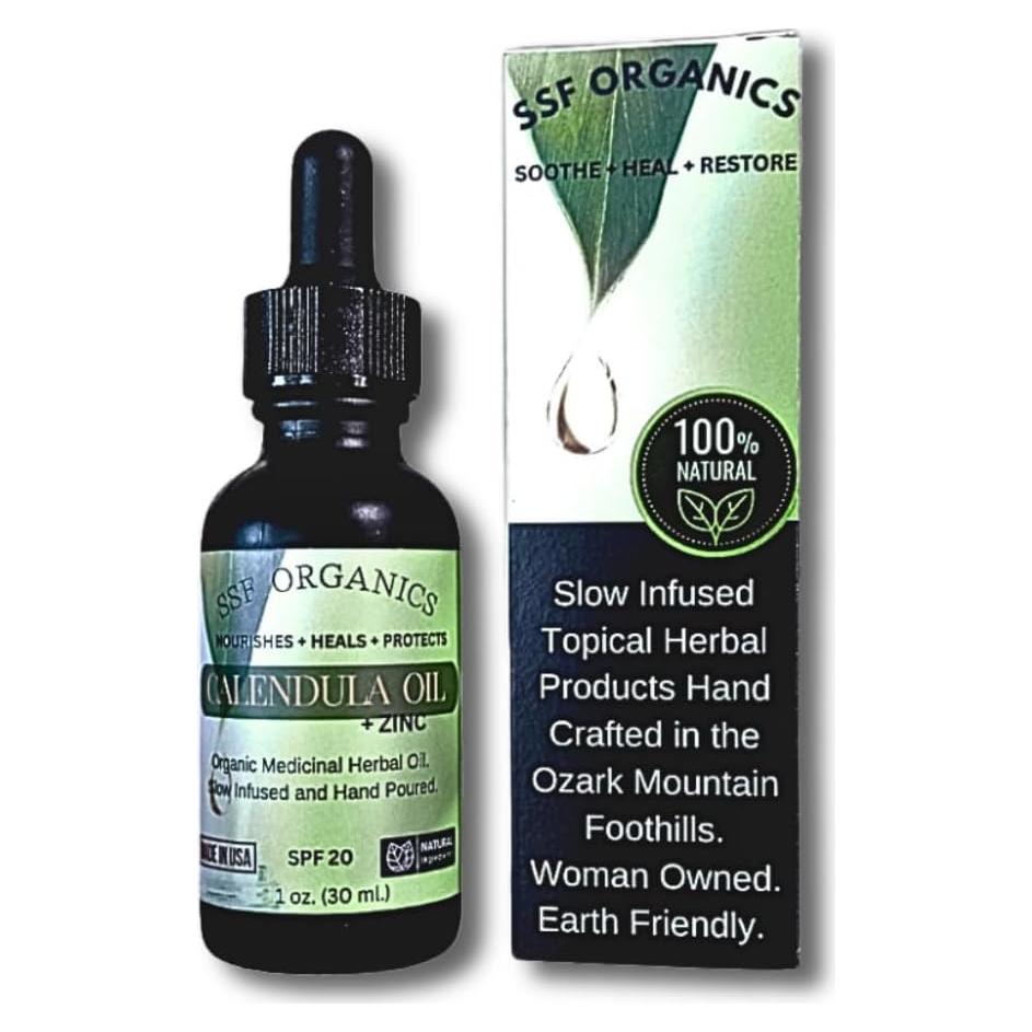 Aceite de Caléndula Orgánico SSF Organics 28.35 g - Recuperación Piel
