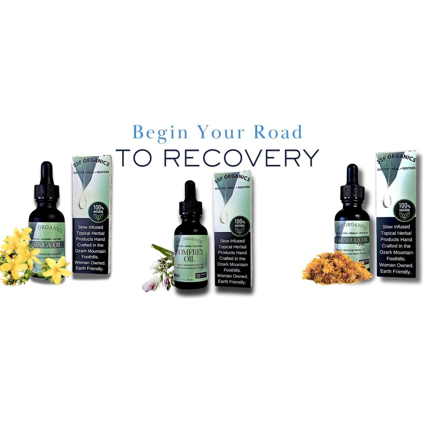 Aceite de Caléndula Orgánico SSF Organics 28.35 g - Recuperación Piel