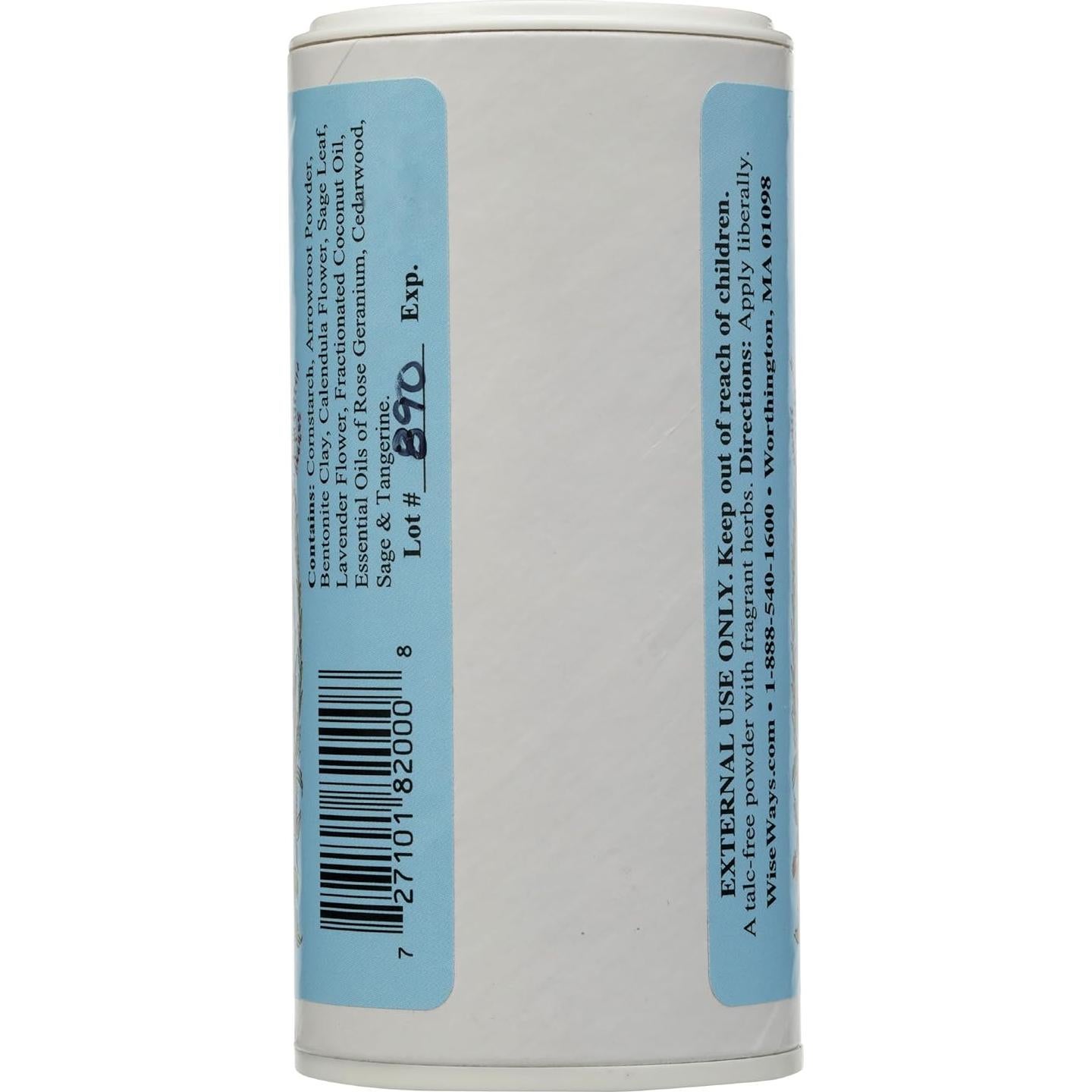 Polvo Corporal Aromático Caléndula Wise Ways Herbals 113 g