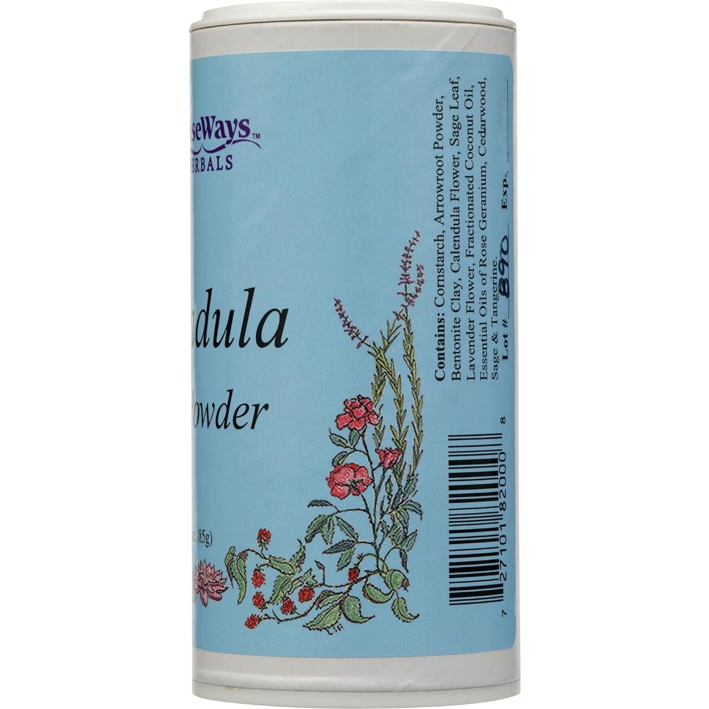 Polvo Corporal Aromático Caléndula Wise Ways Herbals 113 g