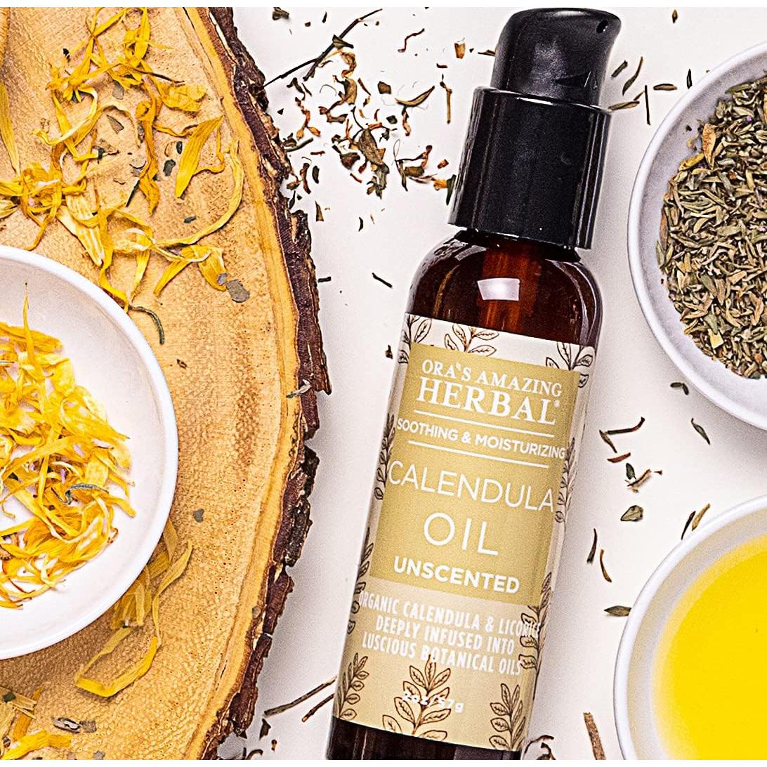 Aceite de Caléndula Ora's Amazing Herbal 60 ml Hidratante Piel Sensible