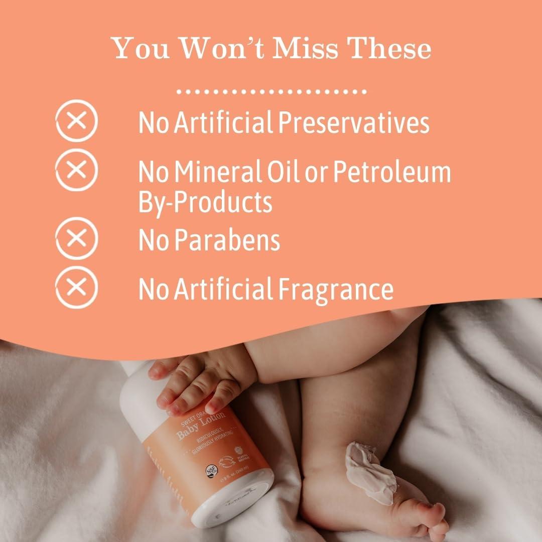 Loción Hidratante para Bebés Earth Mama Naranja Dulce 236 ml