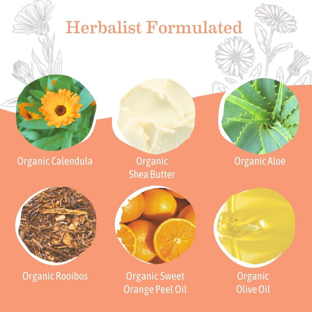 Loción Hidratante para Bebés Earth Mama Naranja Dulce 236 ml