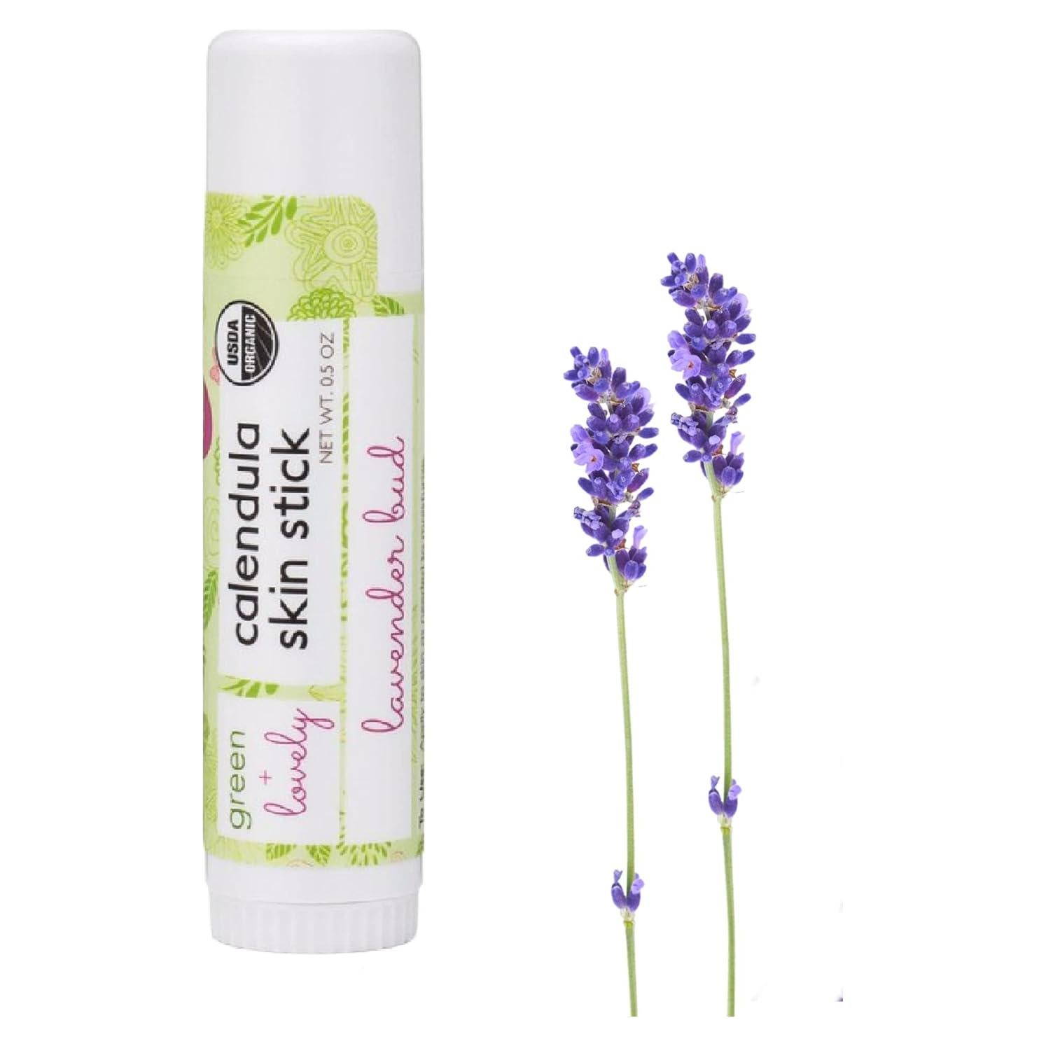 Bálsamo Hidratante Orgánico en Stick Green + Lovely 14.17g