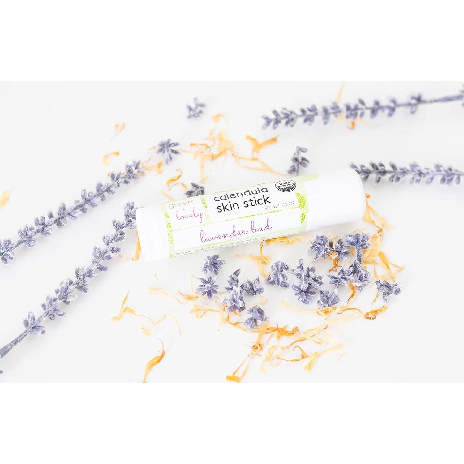 Bálsamo Hidratante Orgánico en Stick Green + Lovely 14.17g