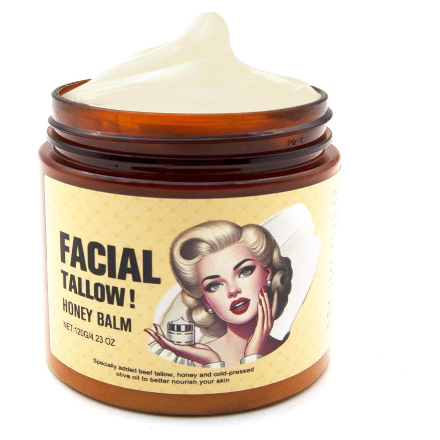 Bálsamo Hidratante Facial de Grasa de Res y Miel 159g