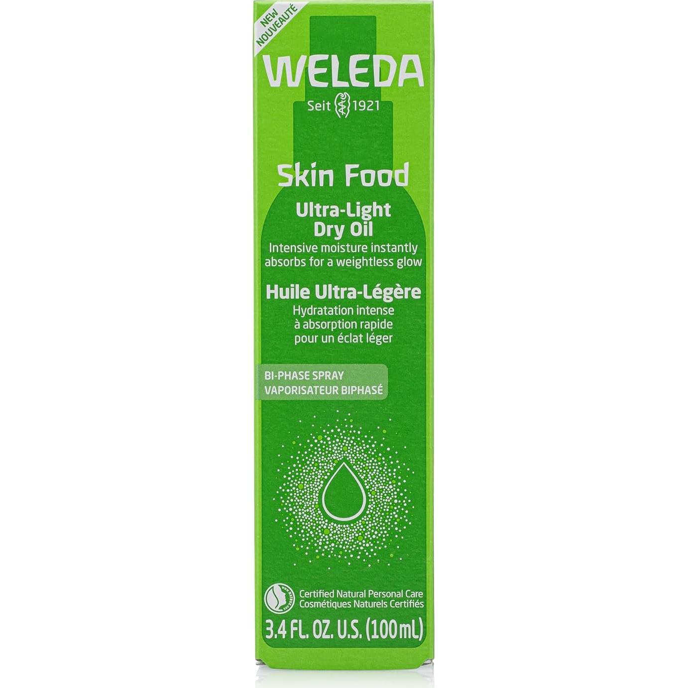 Weleda Skin Food Aceite Seco Ultra Ligero 100 ml - Hidratación Vegana