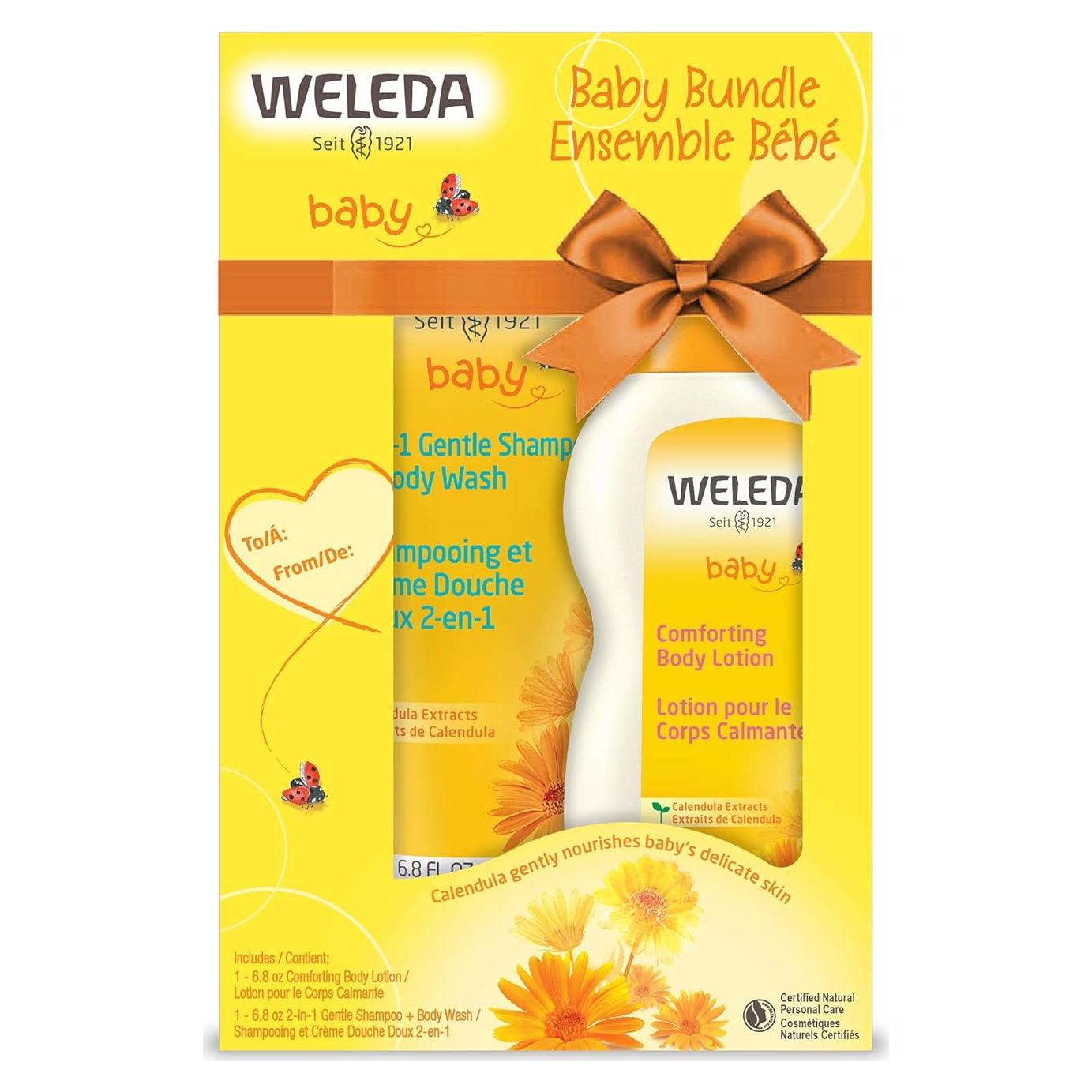 Weleda Baby Calendula Kit 2 en 1 - Champú y Loción 385g